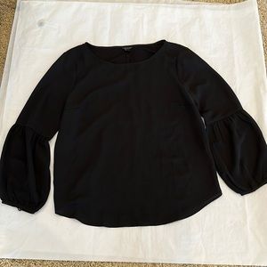 Ann Loft Black Blouse Size Medium